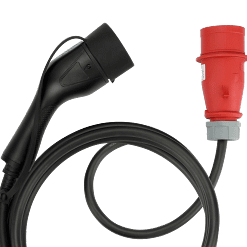 Deltaco e-Charge 11kW EV-laturi Type 2  | 6m kaapelilla | Voimavirta